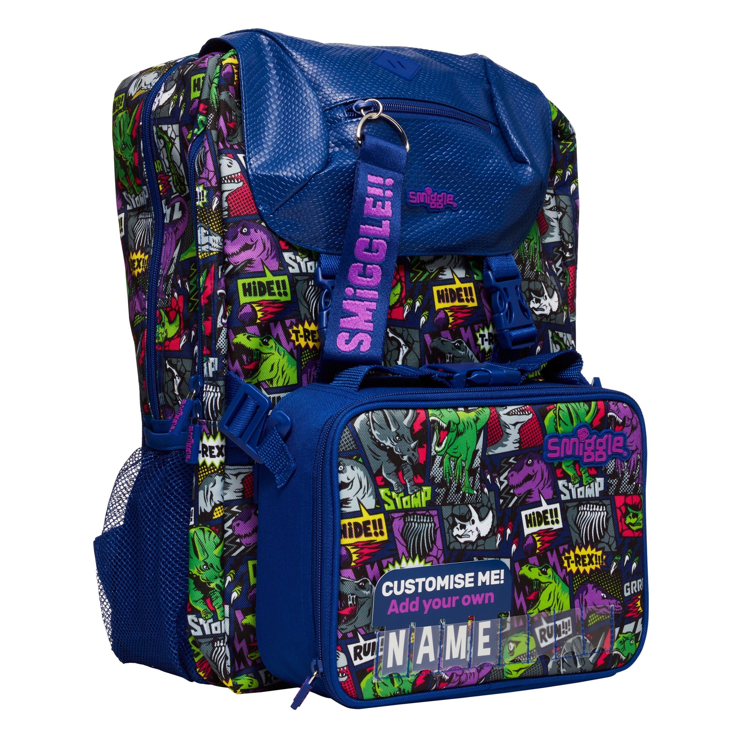 Smiggle - Bright Side Lunch Bag Attachable Backpack