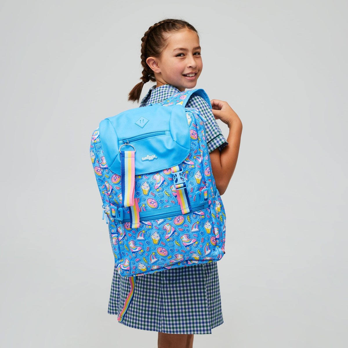 Smiggle - Bright Side Lunch Bag Attachable Backpack
