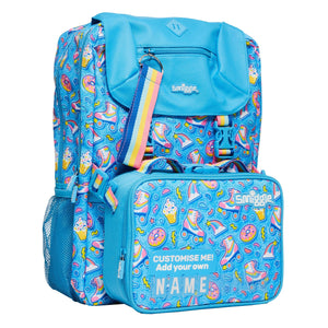 Smiggle - Bright Side Lunch Bag Attachable Backpack