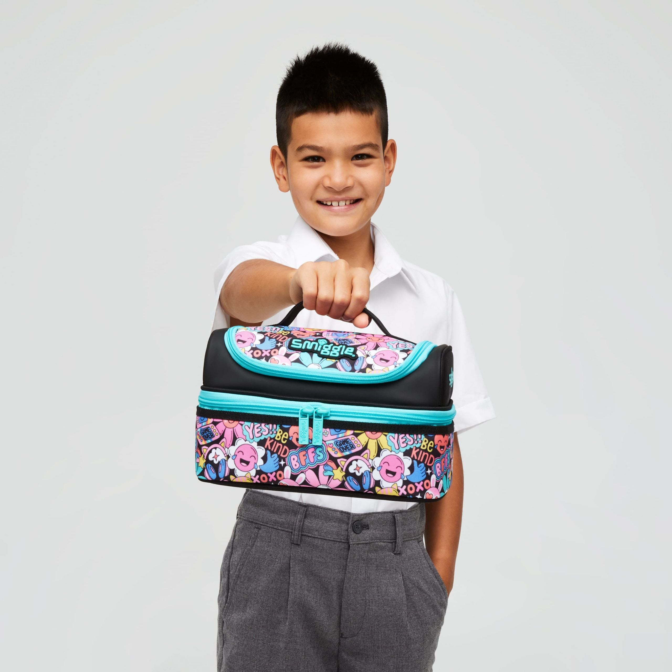 Smiggle - Bright Side Double Layer Lunch Bag
