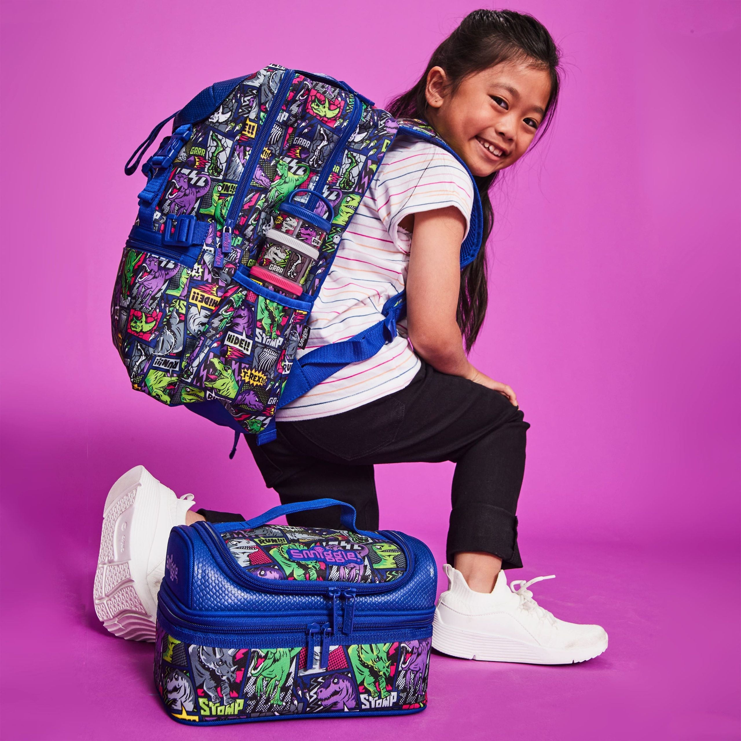 Smiggle - Bright Side Double Layer Lunch Bag