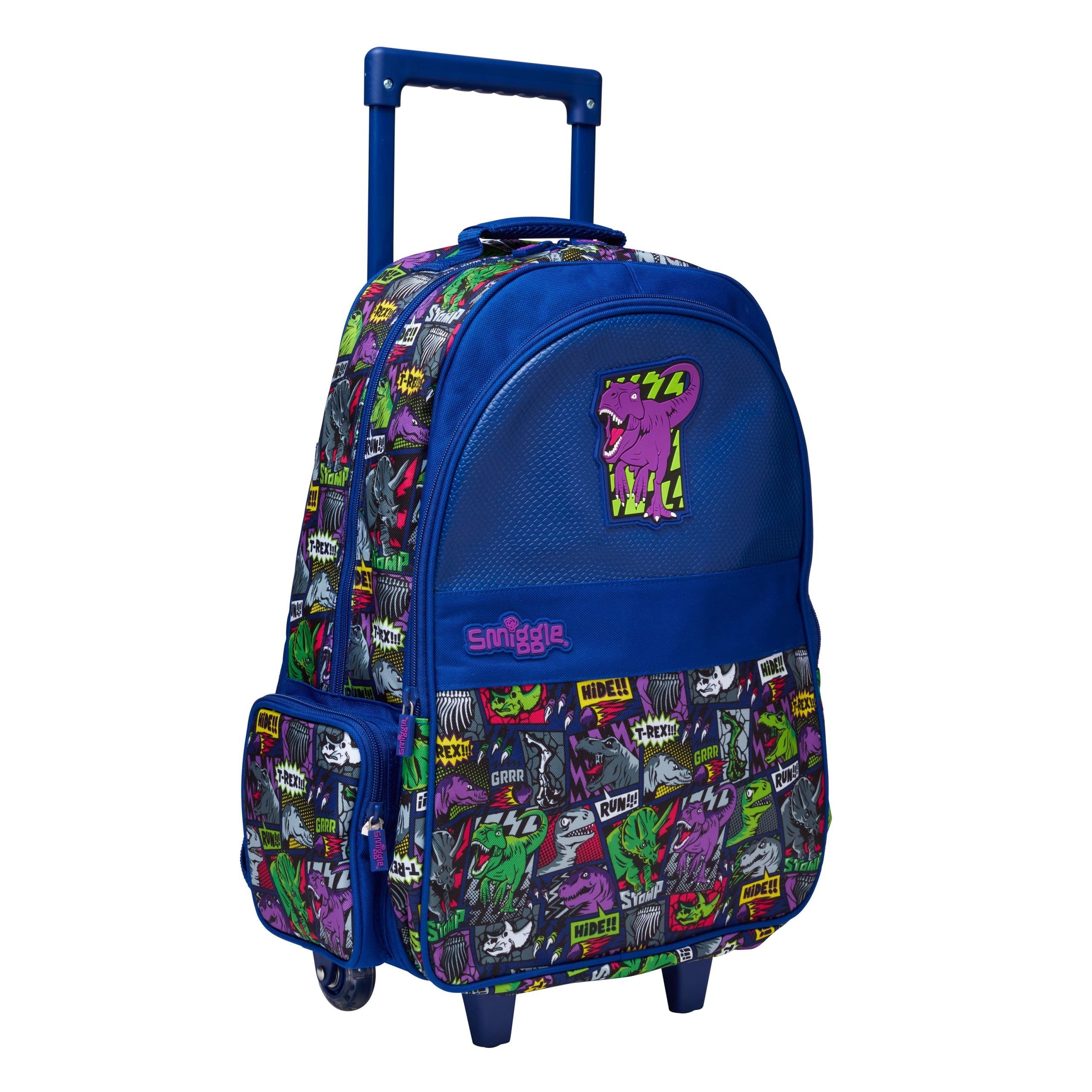Smiggle - Bright Side Lighted Trolley School and Travel Bag