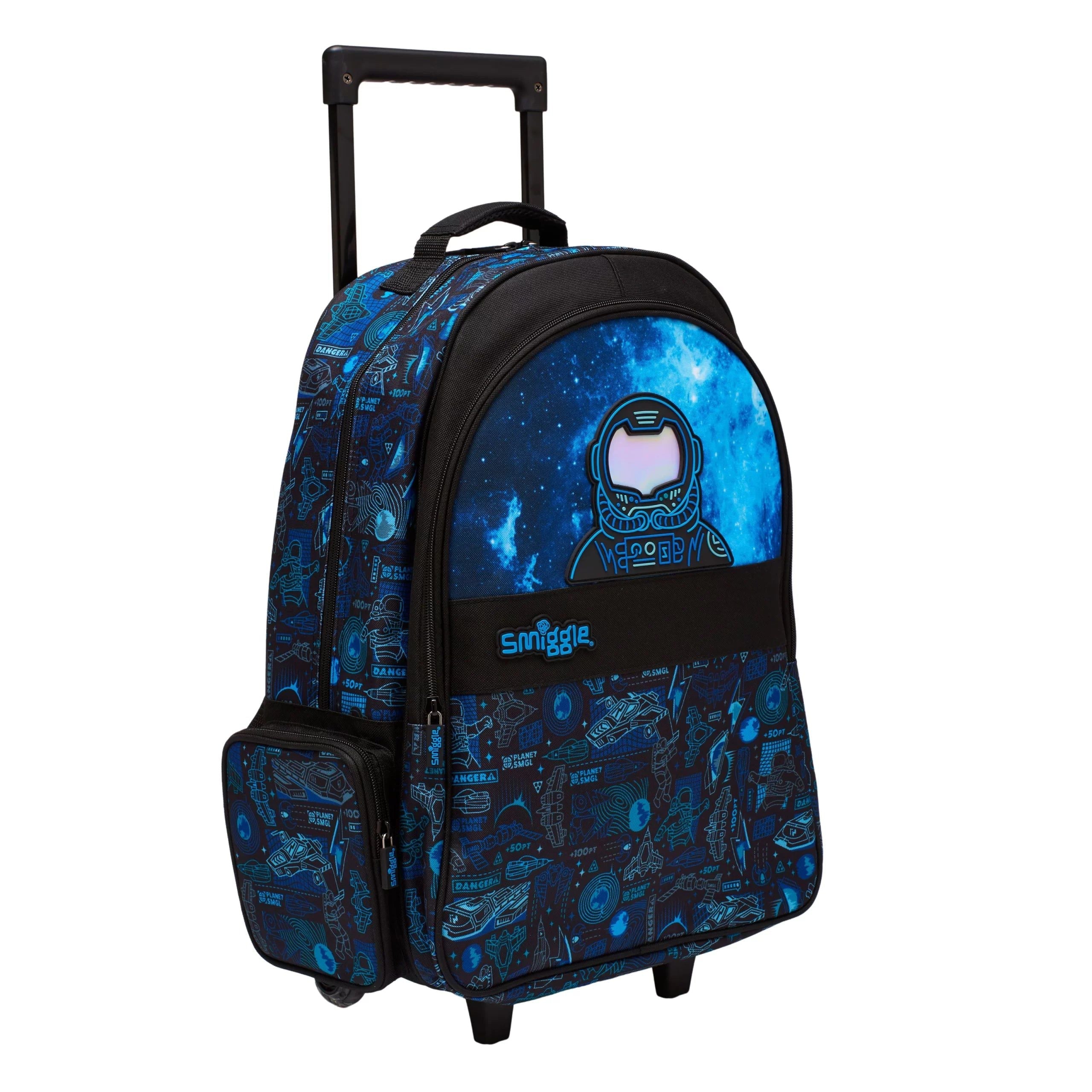 Smiggle - Bright Side Lighted Trolley School and Travel Bag