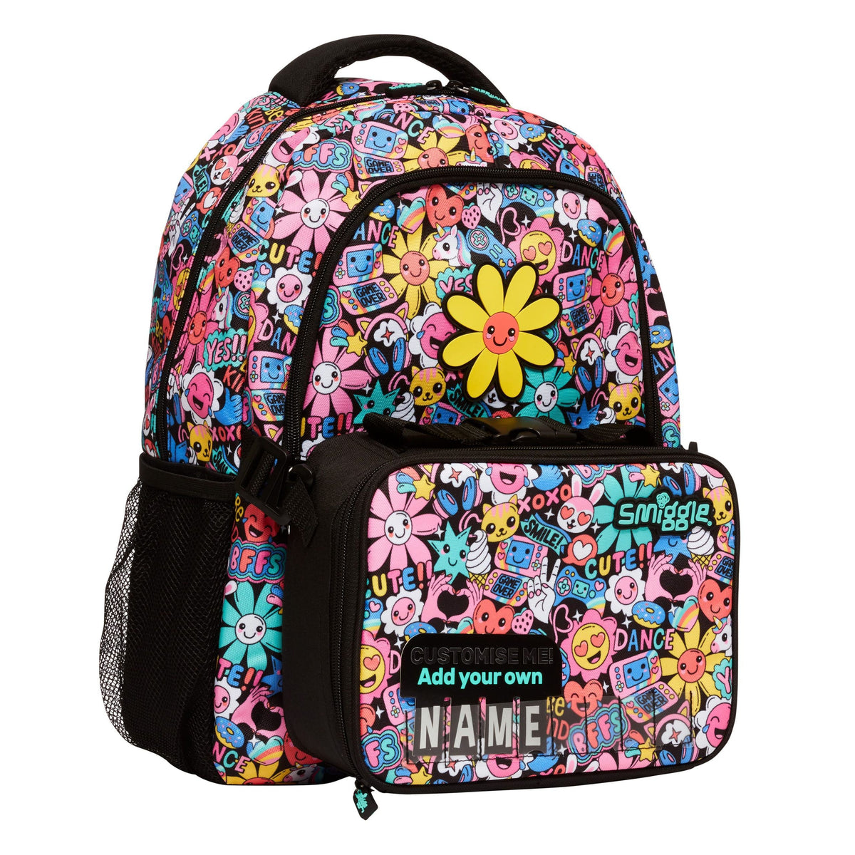 Smiggle - Bright Side Square Lunch Bag