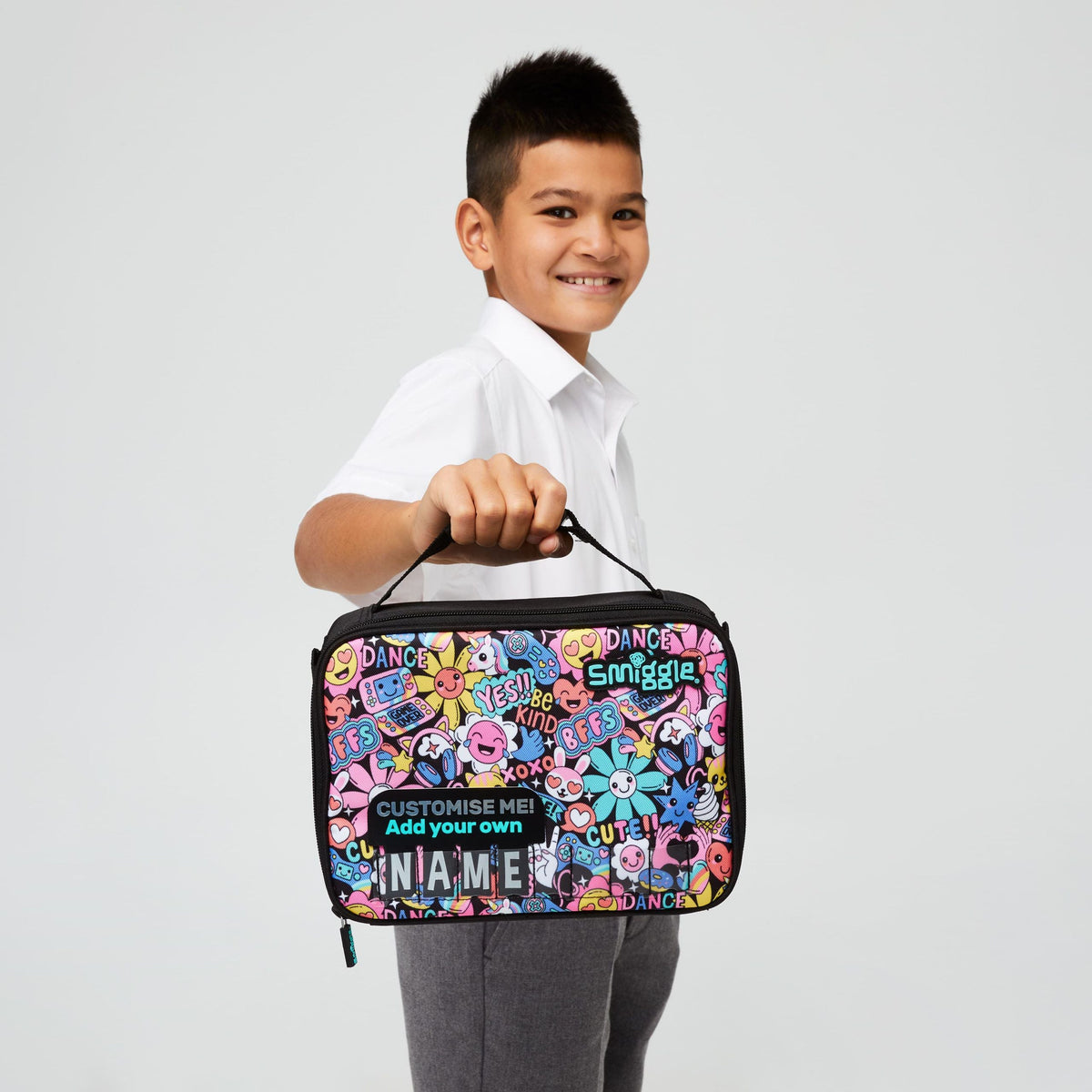 Smiggle - Bright Side Square Lunch Bag