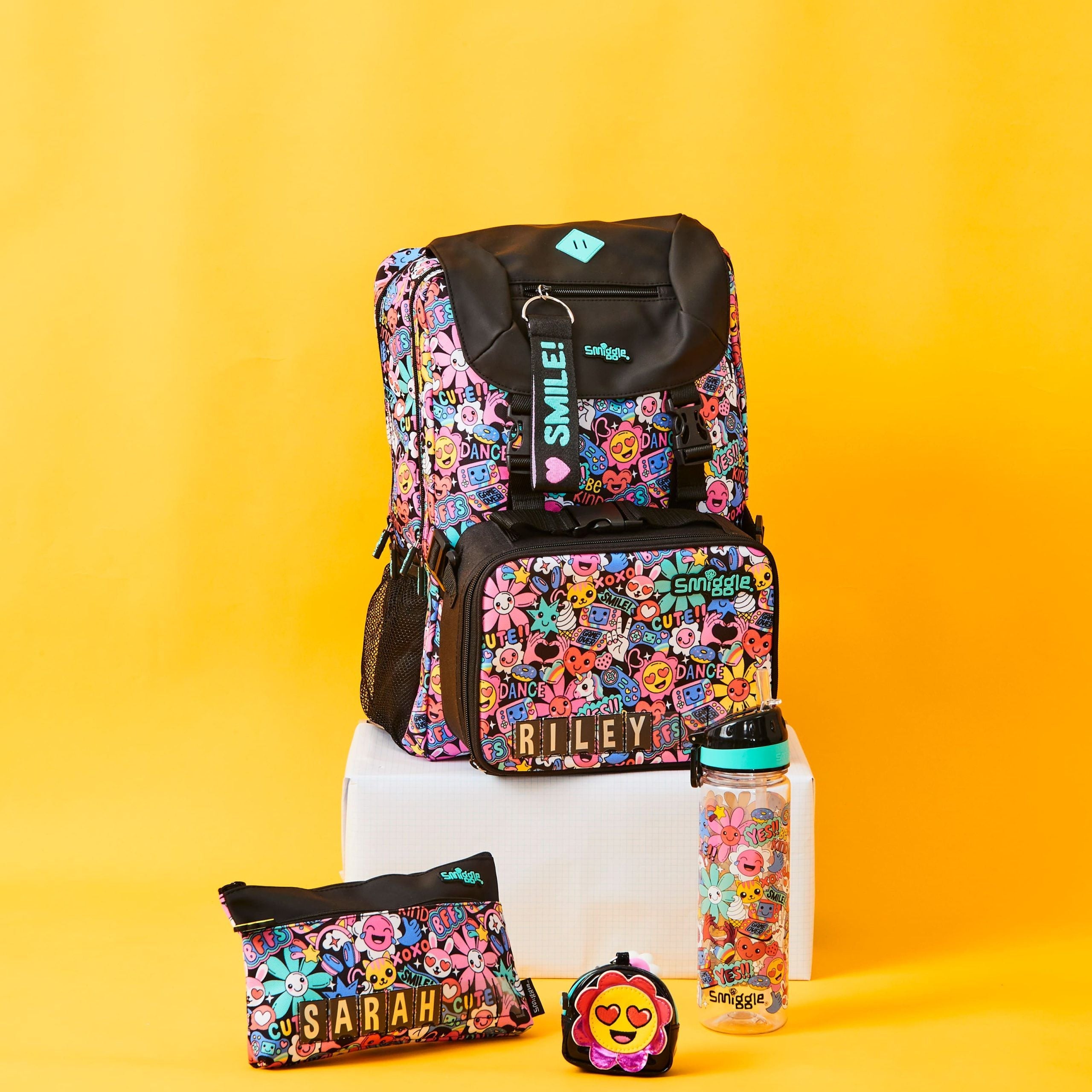 Smiggle - Bright Side Square Lunch Bag