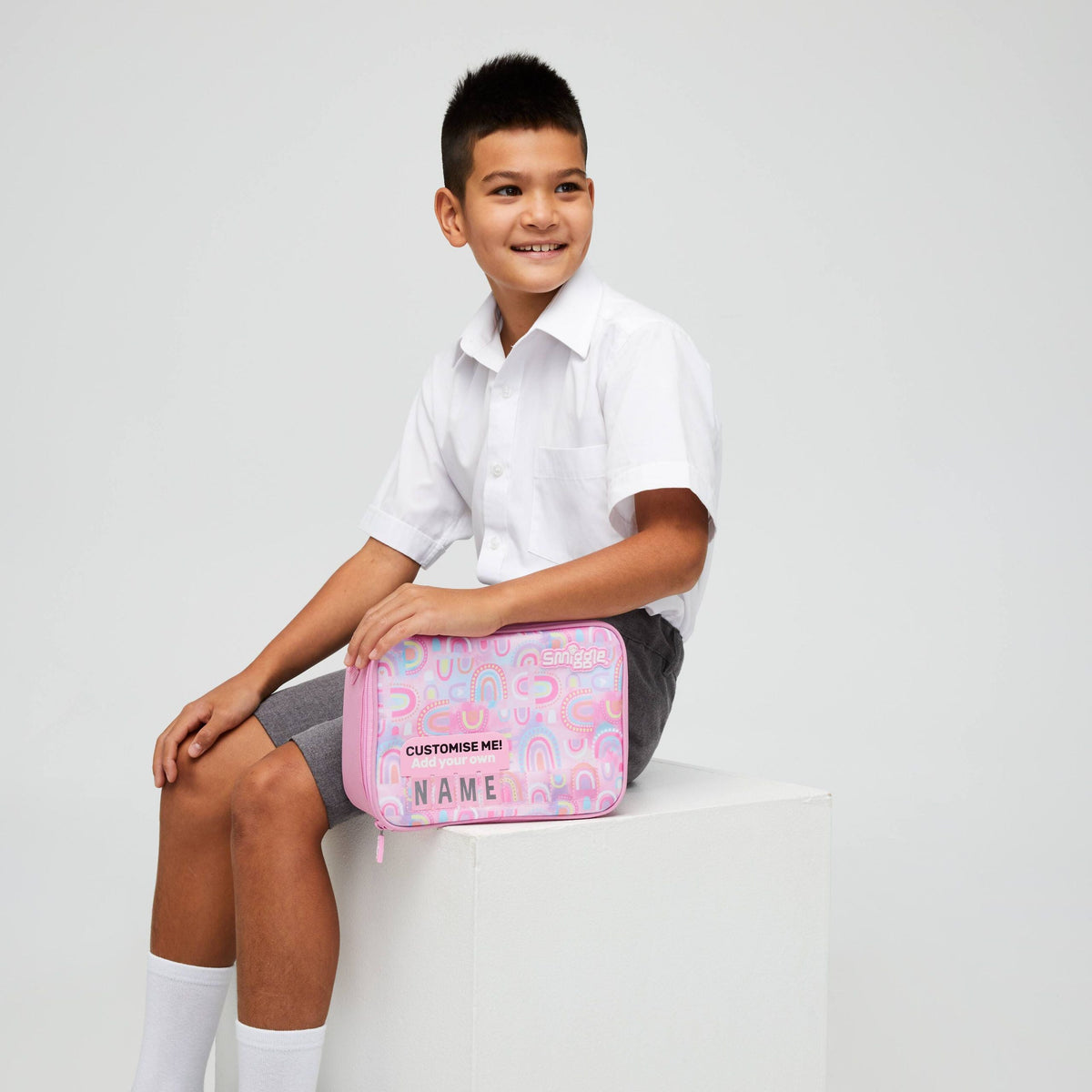 Smiggle - Bright Side Square Lunch Bag