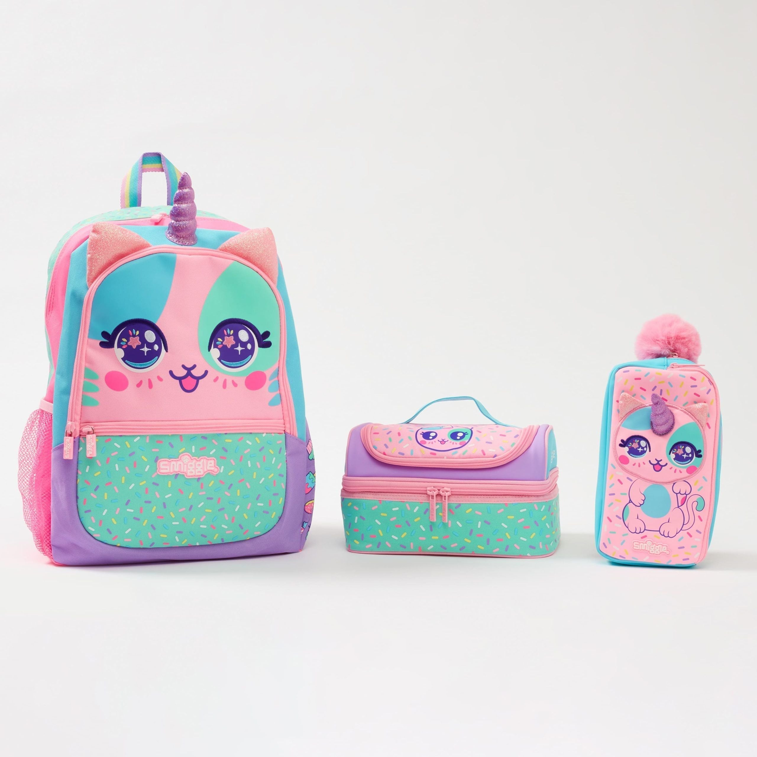 Smiggle- Budz 3-Piece School Bag Set