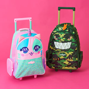 Smiggle - Budz Trolley Lighted Wheeled Bag
