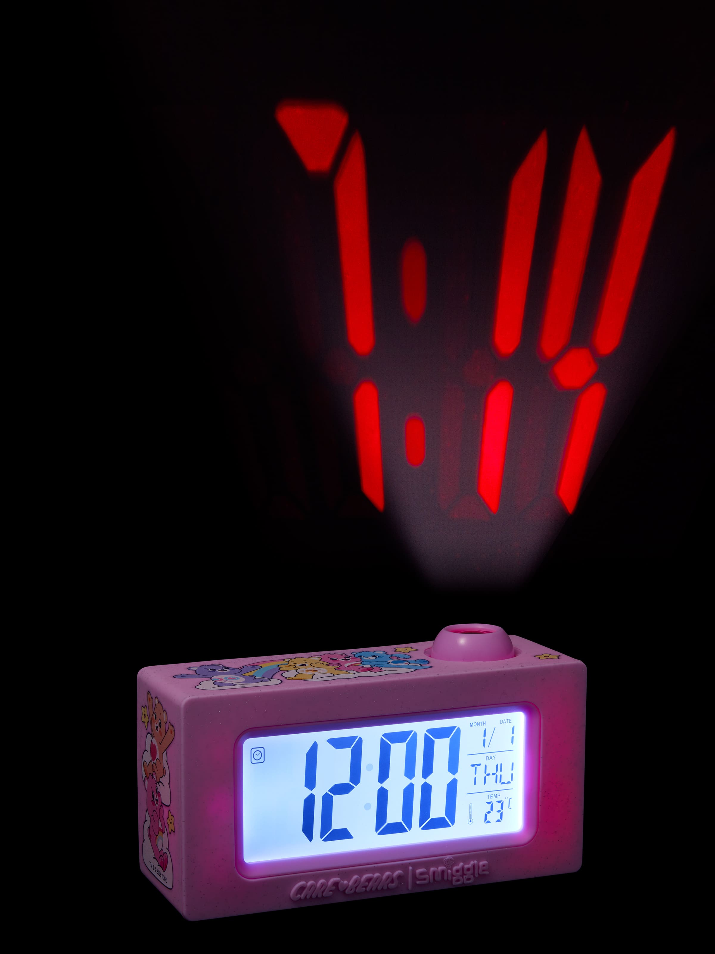 Smiggle - Care Bears Digital Desk Clock