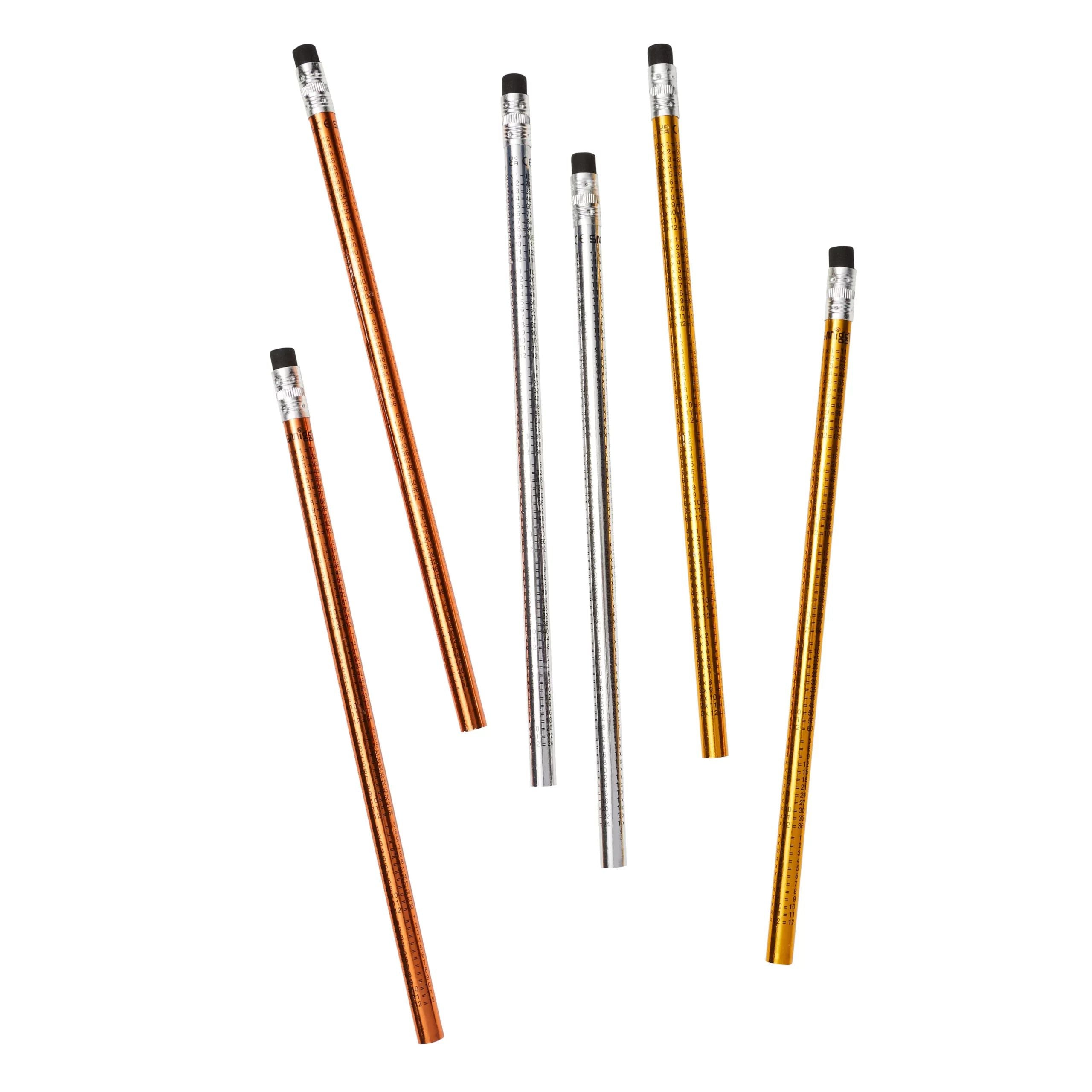 Smiggle - Multiplication Table 6-Pack Pencils