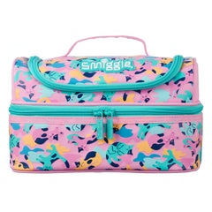 Smiggle - Double Layer Blue Kittens Lunch Box