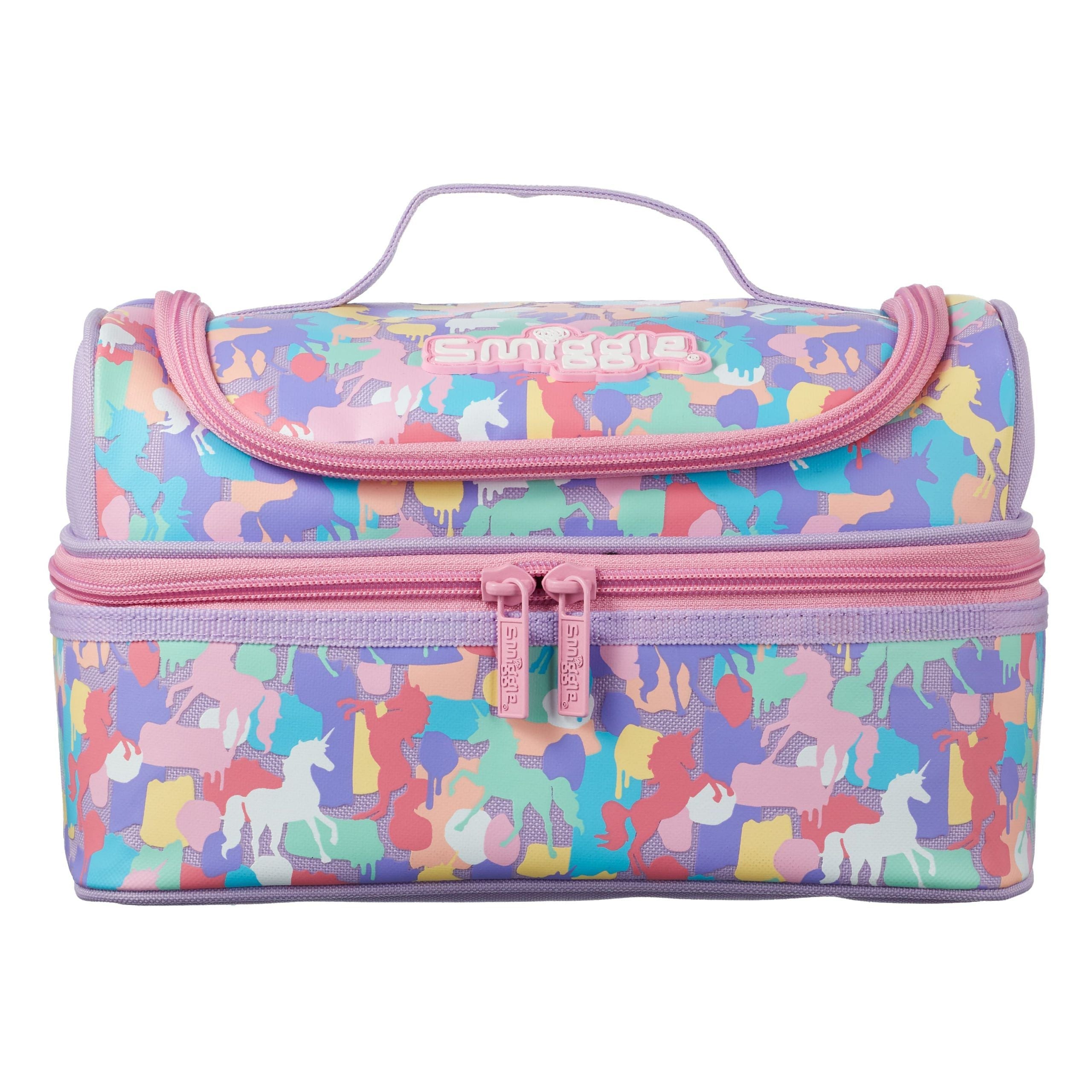 Smiggle - Double Layer Unicorn Lunch Bag
