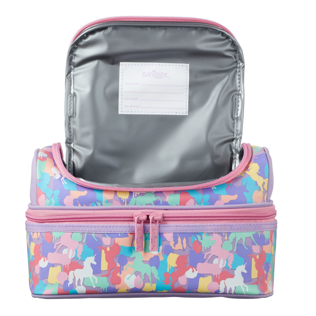 Smiggle - Double Layer Unicorn Lunch Bag