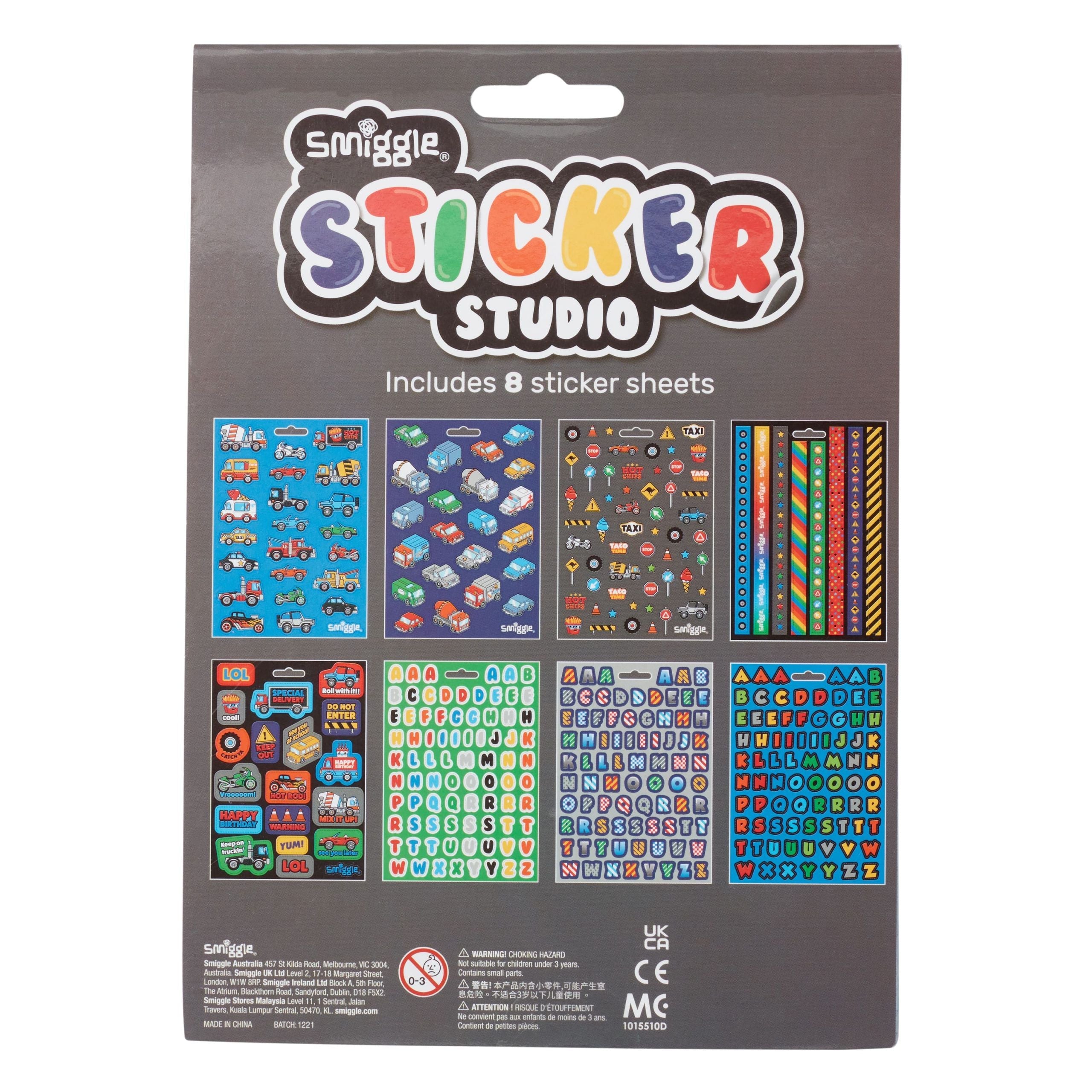 Smiggle - Sticker Studio Book