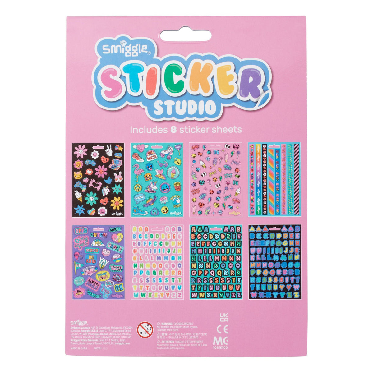 Smiggle - Sticker Studio Book