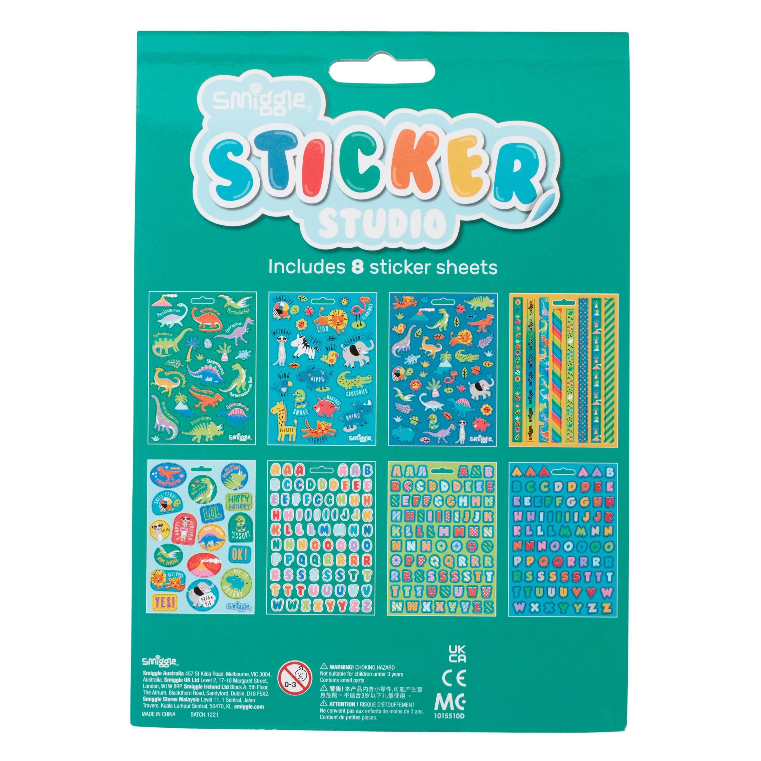 Smiggle - Sticker Studio Book