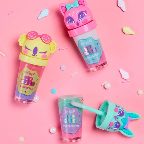 Smiggle - Children's Strawberry Lip Care and Gloss