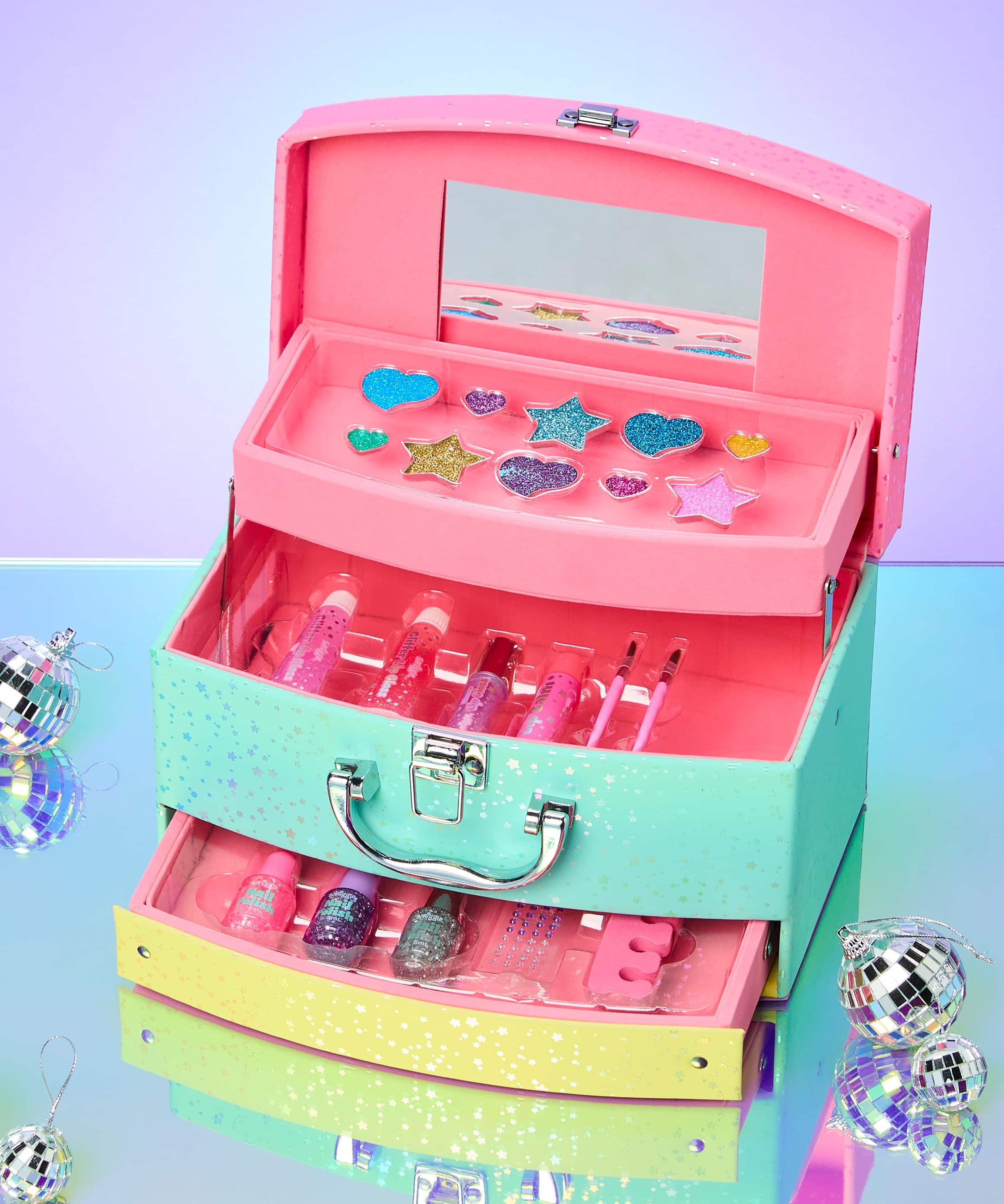 Smiggle - Çocuk Kozmetik Kutusu ve Kozmetik Seti - Dinossi