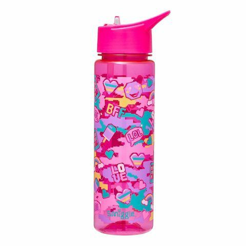 Smiggle - Dash BPA-Free 750ML Straw Drink Bottle