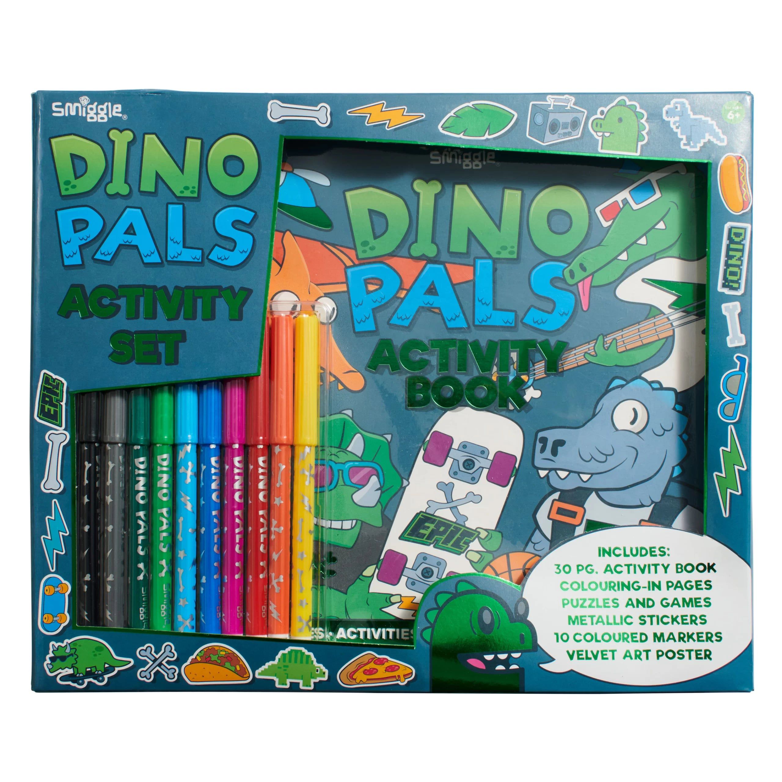 Smiggle- Dinossi Special Design Activity Set and Paints