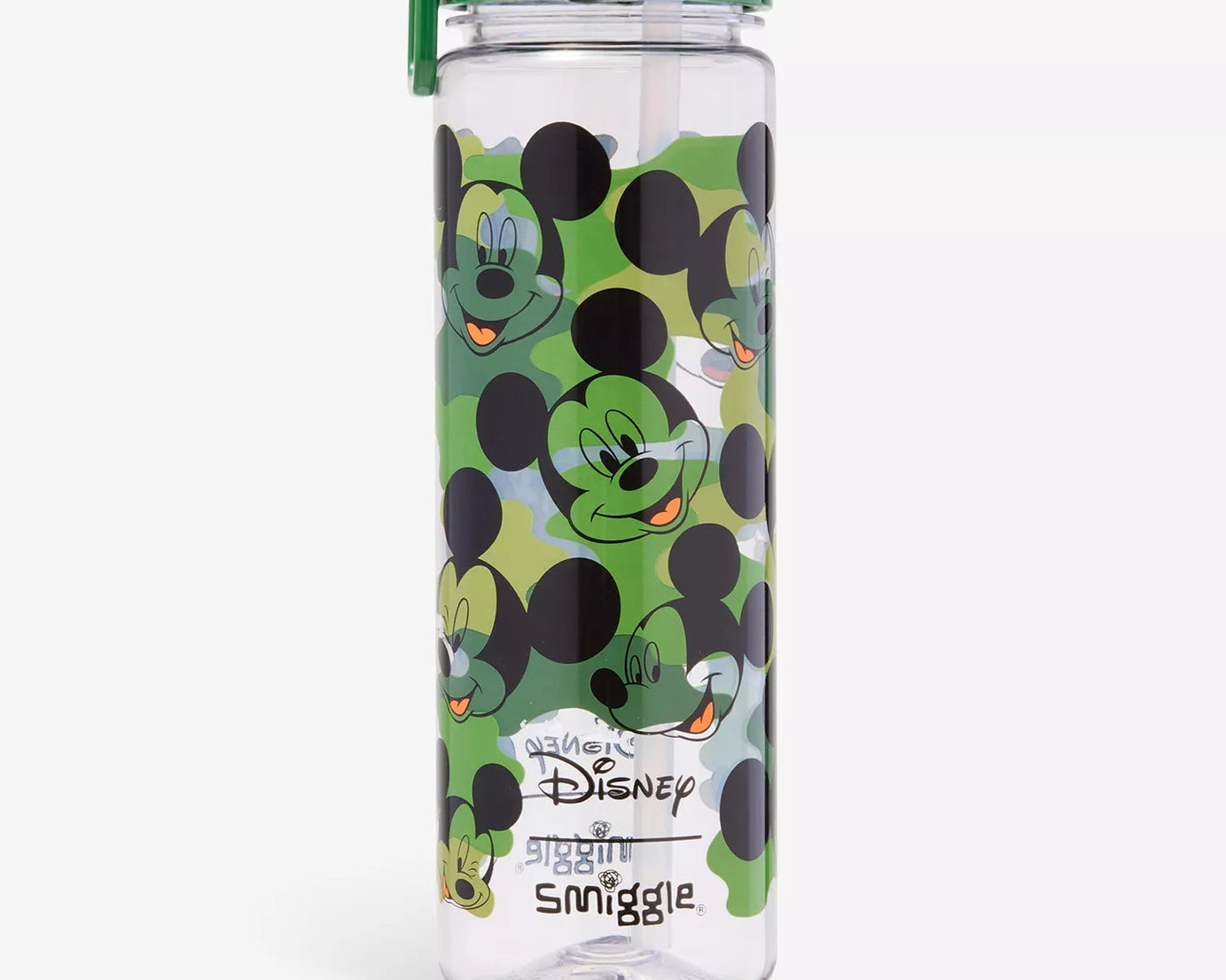 Smiggle - Disney Mickey 650ML Straw BPA-Free Water Bottle