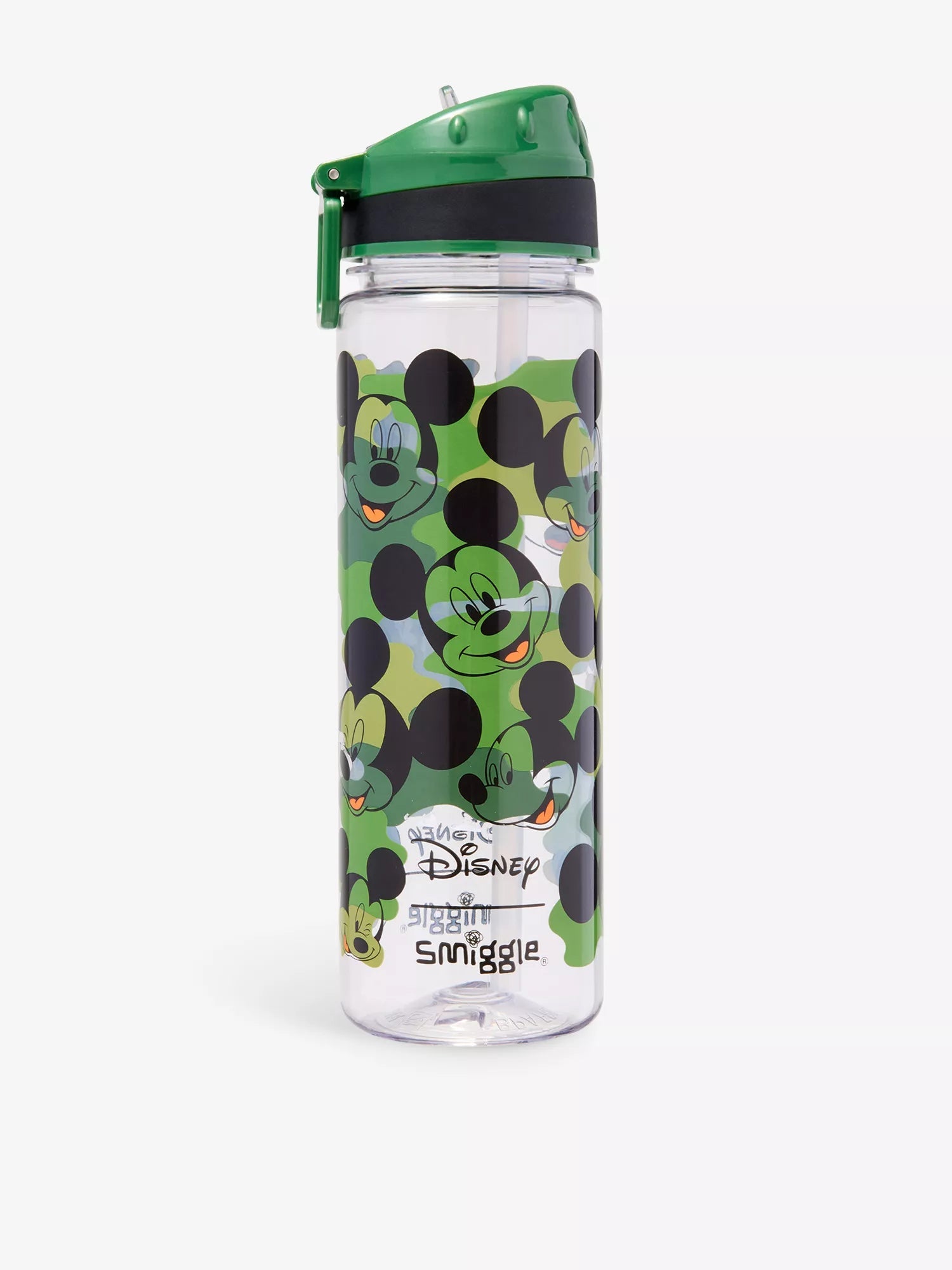 Smiggle - Disney Mickey 650ML Straw BPA-Free Water Bottle