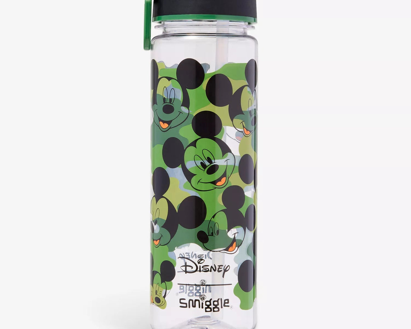 Smiggle - Disney Mickey 650ML Straw BPA-Free Water Bottle