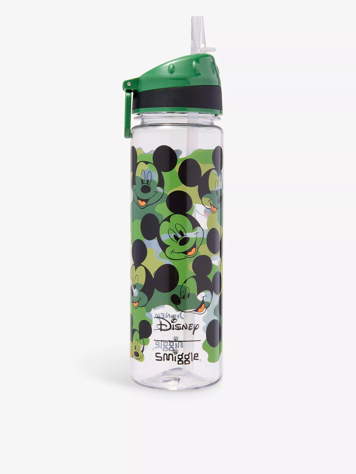 Smiggle - Disney Mickey 650ML Straw BPA-Free Water Bottle