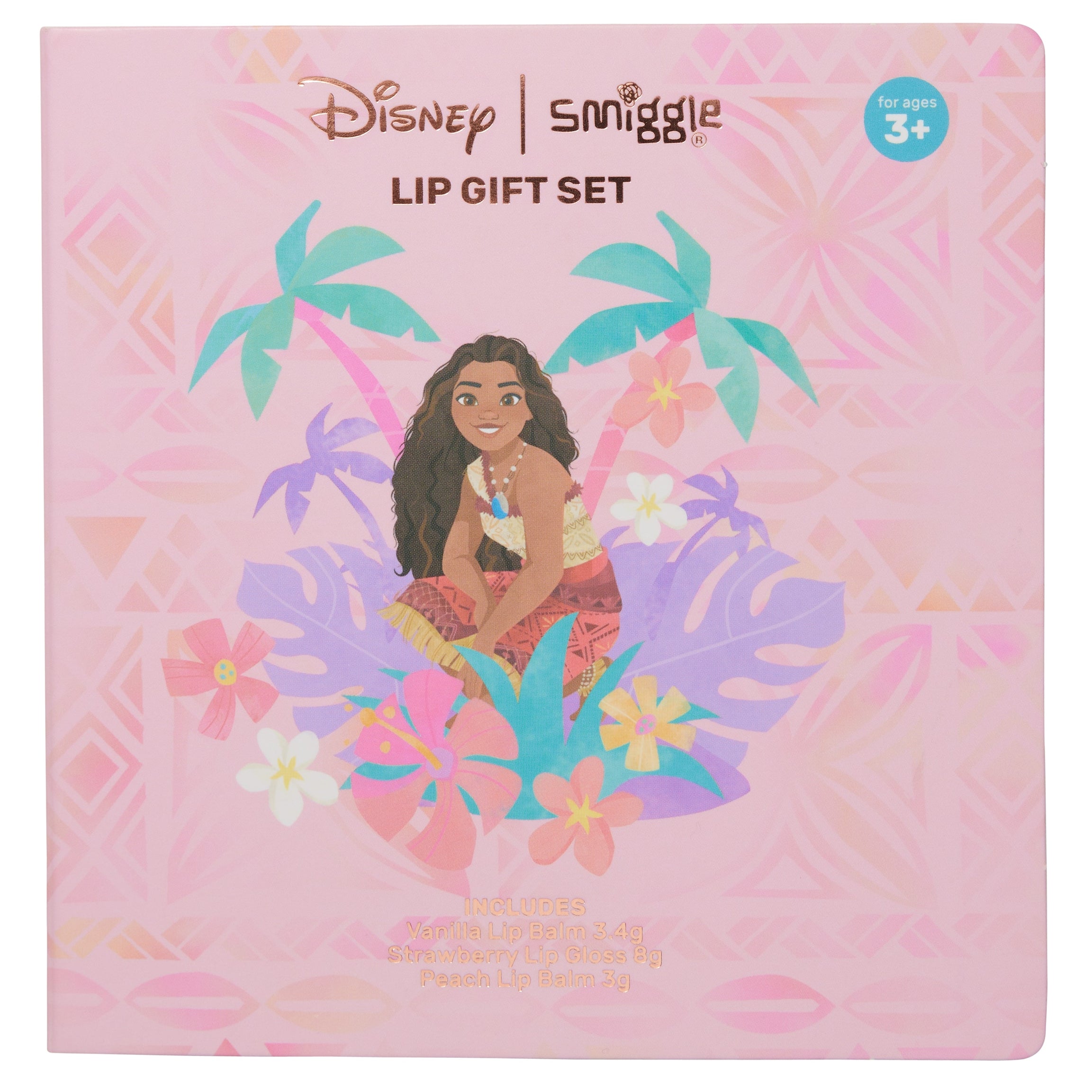 Smiggle - Disney Moana Children's Gift Lip Care Set