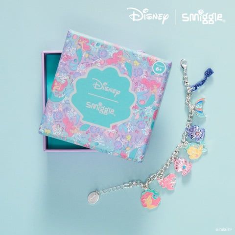 Smiggle - Disney Princess Ariel Charm Bracelet