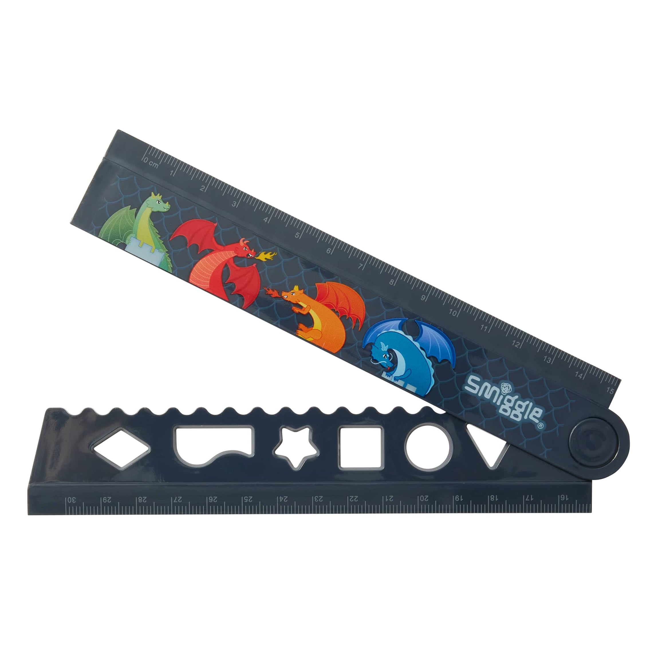 Smiggle - Dragon Trails Foldable Ruler