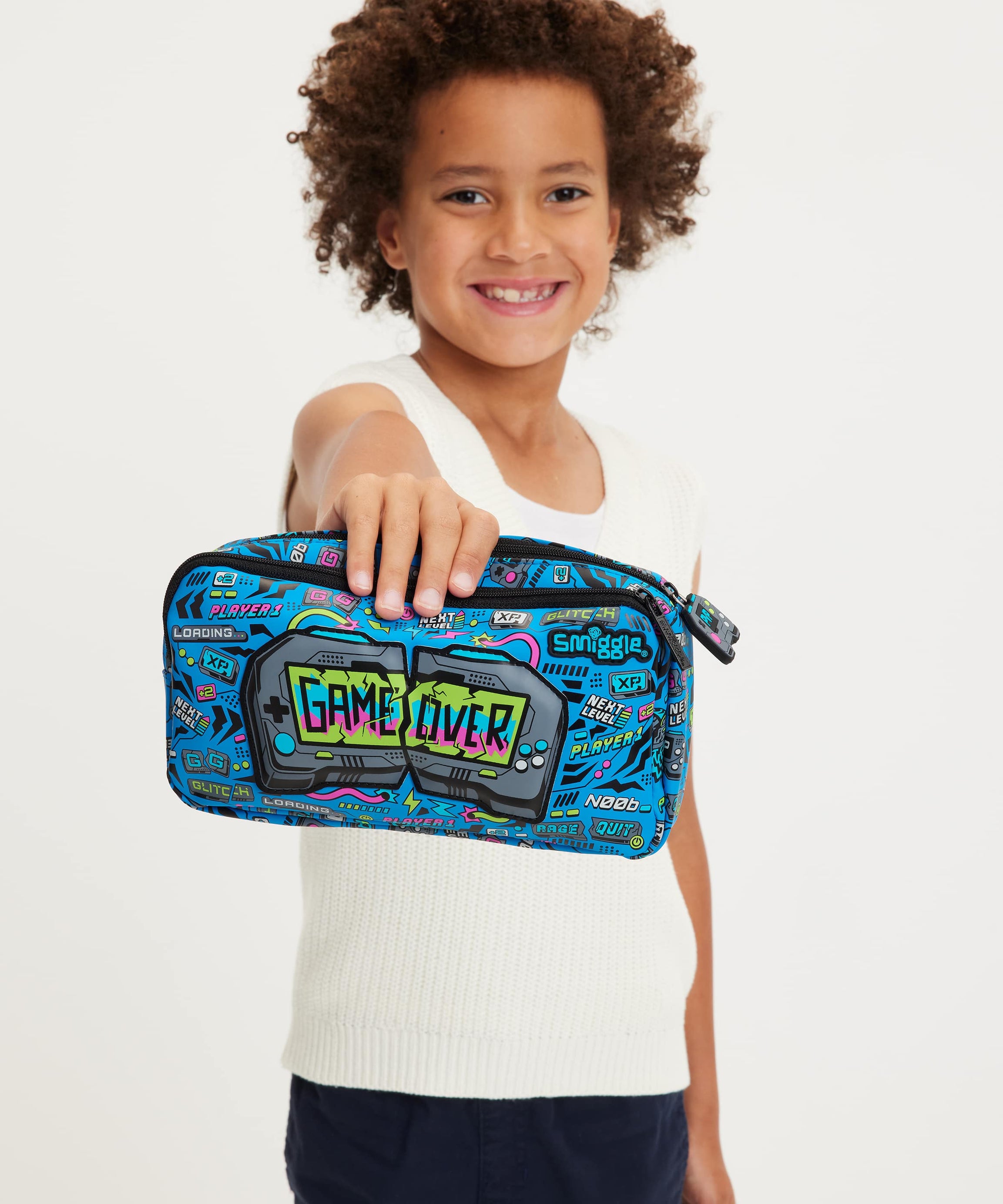 Smiggle - Eclipse Double Compartment Pencil Case