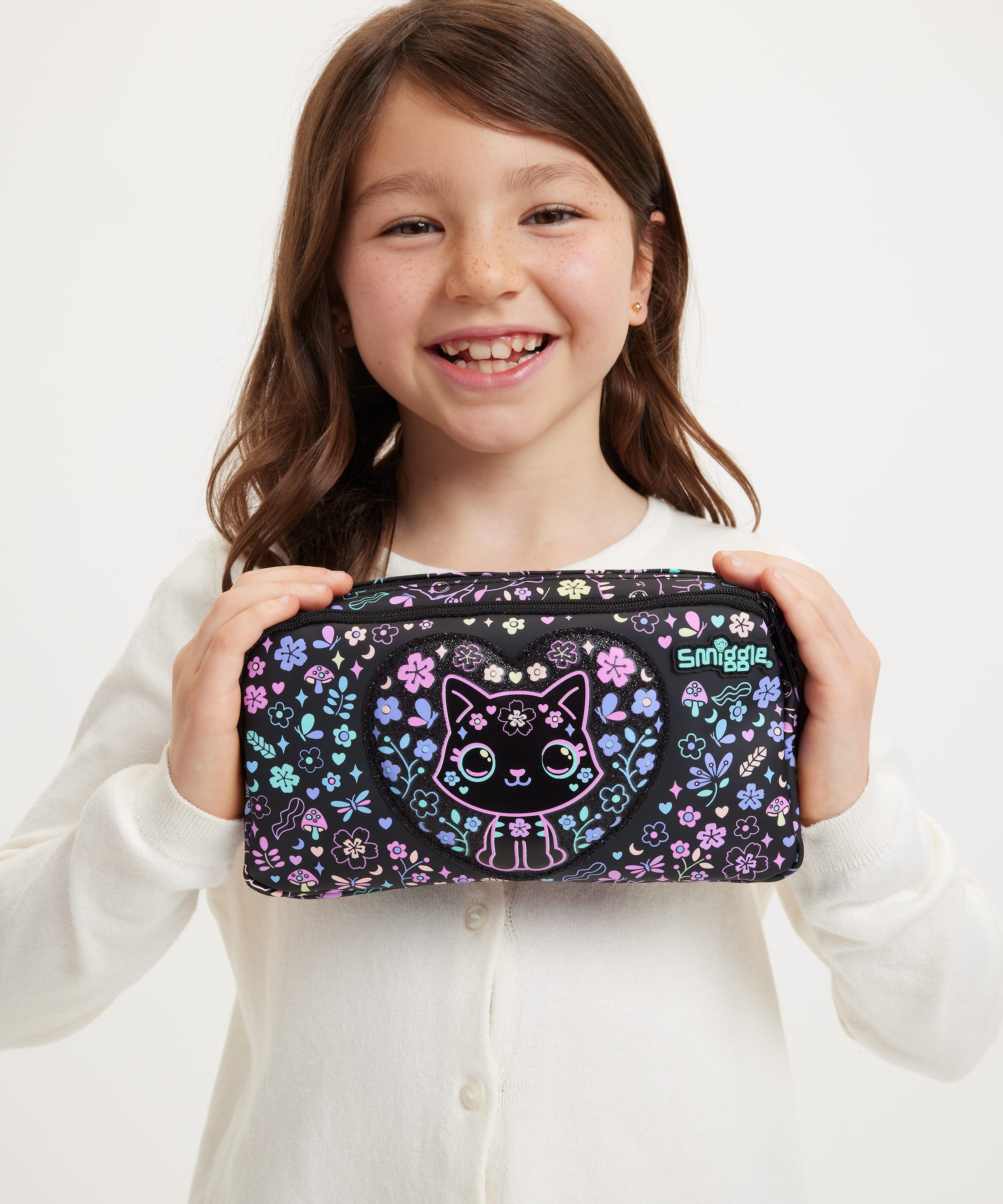 Smiggle - Eclipse Double Compartment Pencil Case