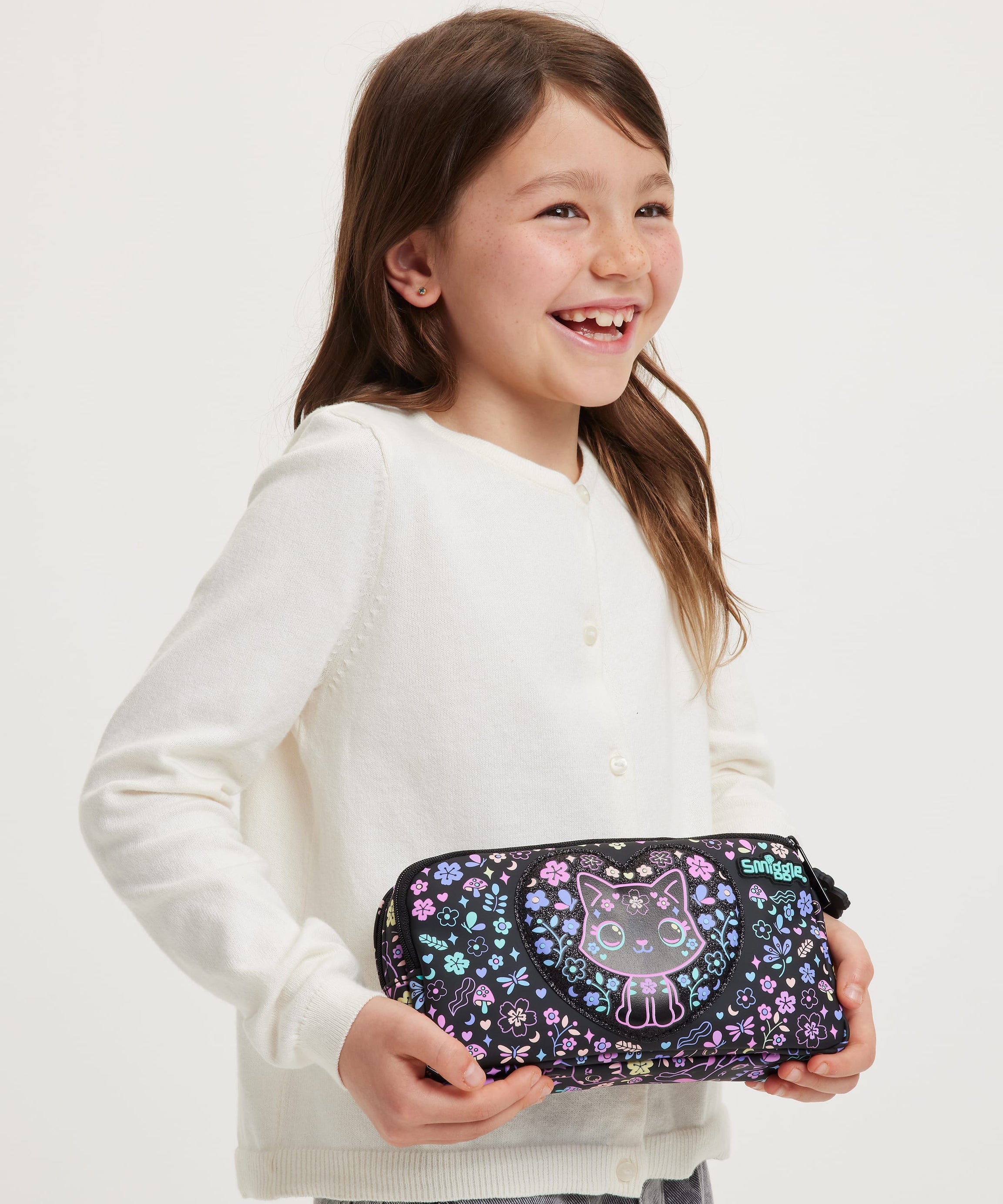 Smiggle - Eclipse Double Compartment Pencil Case