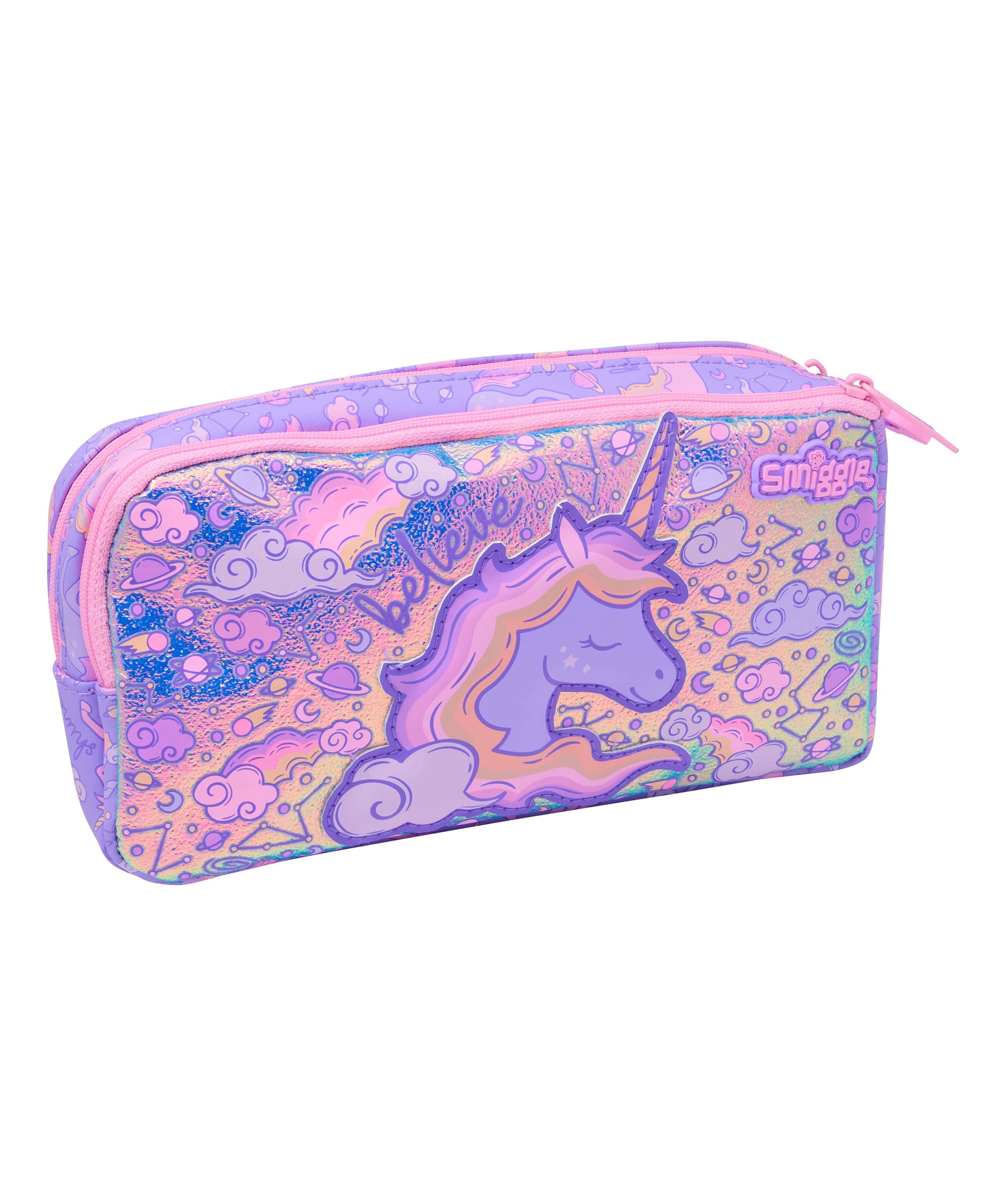 Smiggle - Eclipse Double Compartment Pencil Case