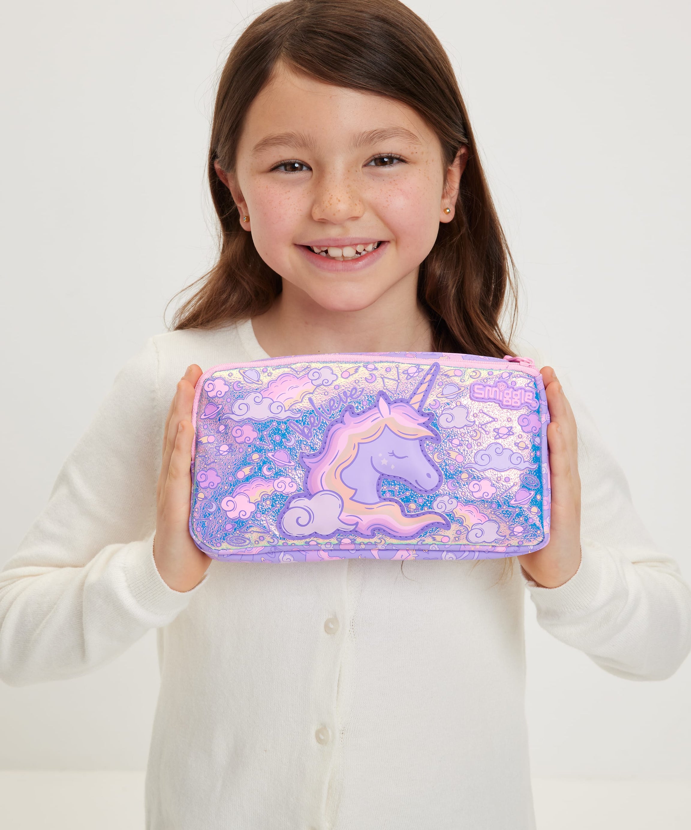 Smiggle - Eclipse Double Compartment Pencil Case