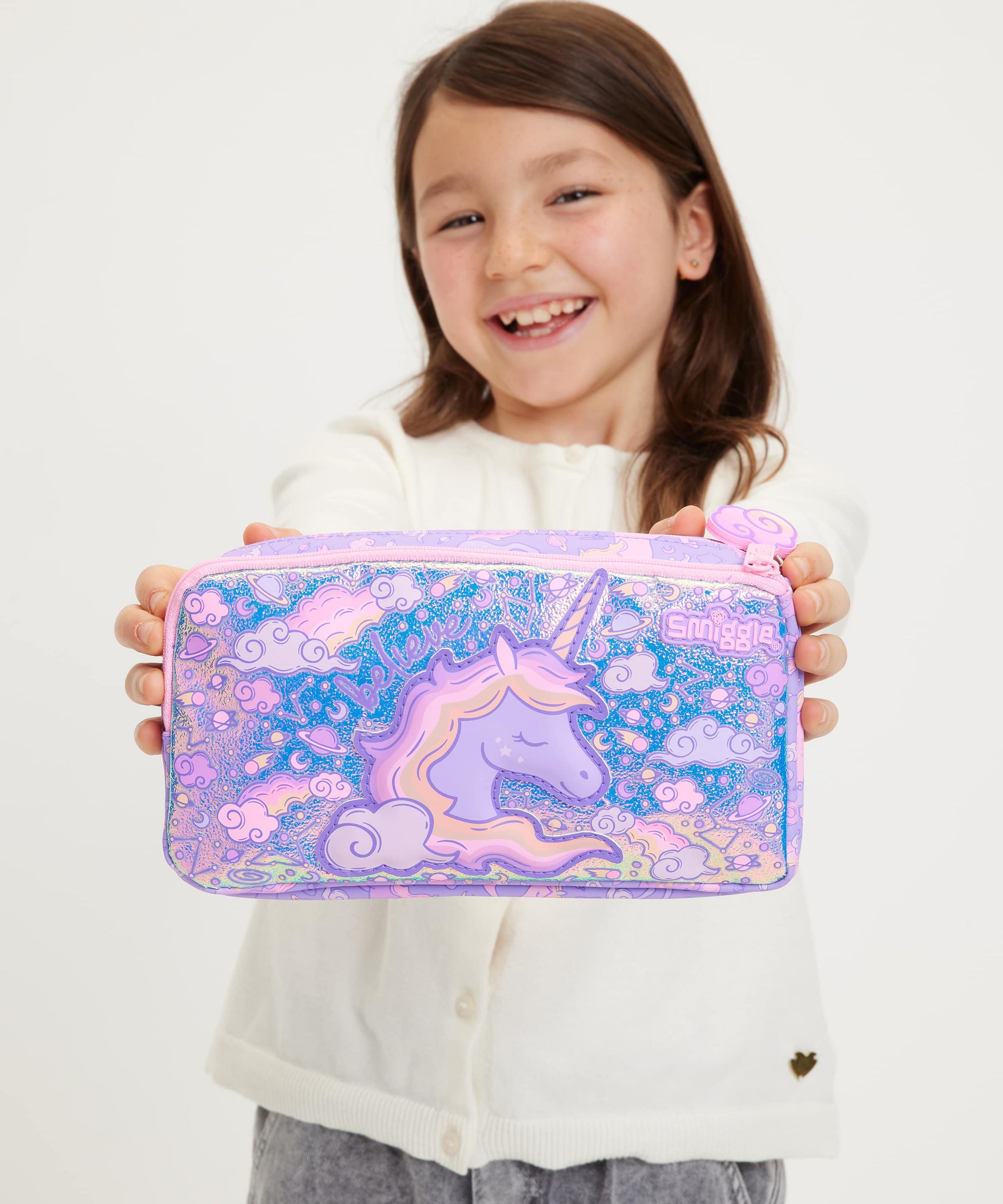 Smiggle - Eclipse Double Compartment Pencil Case