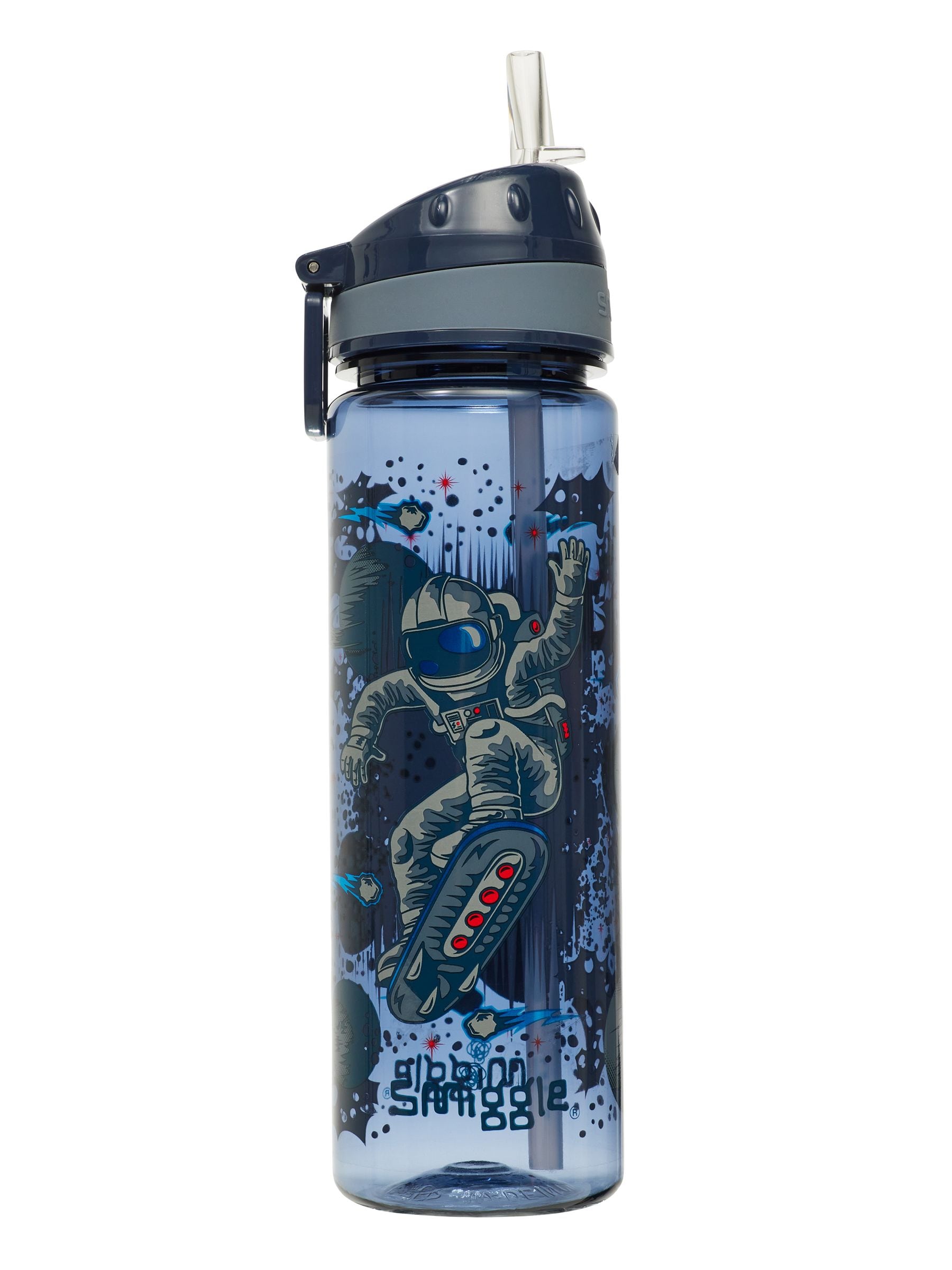 Smiggle - Epic 650ML BPA-Free Water Bottle with Straw