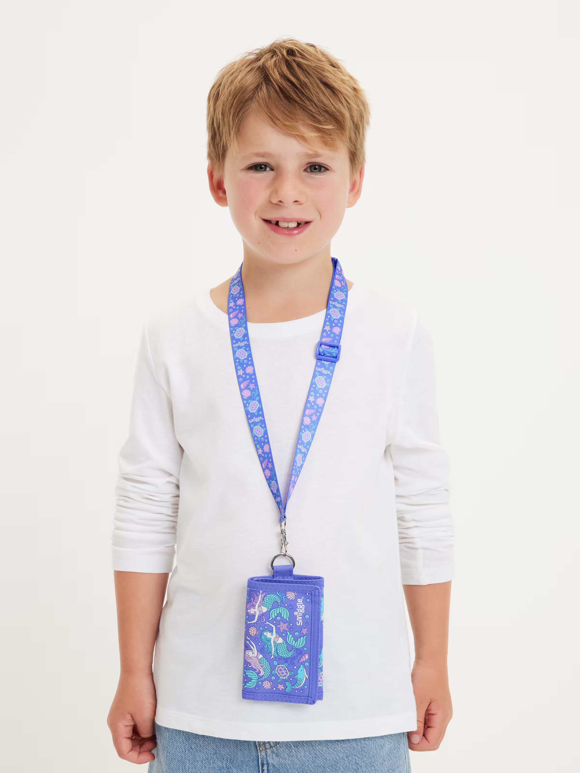 Smiggle - Rush Askılı Çocuk Cüzdanı - Dinossi