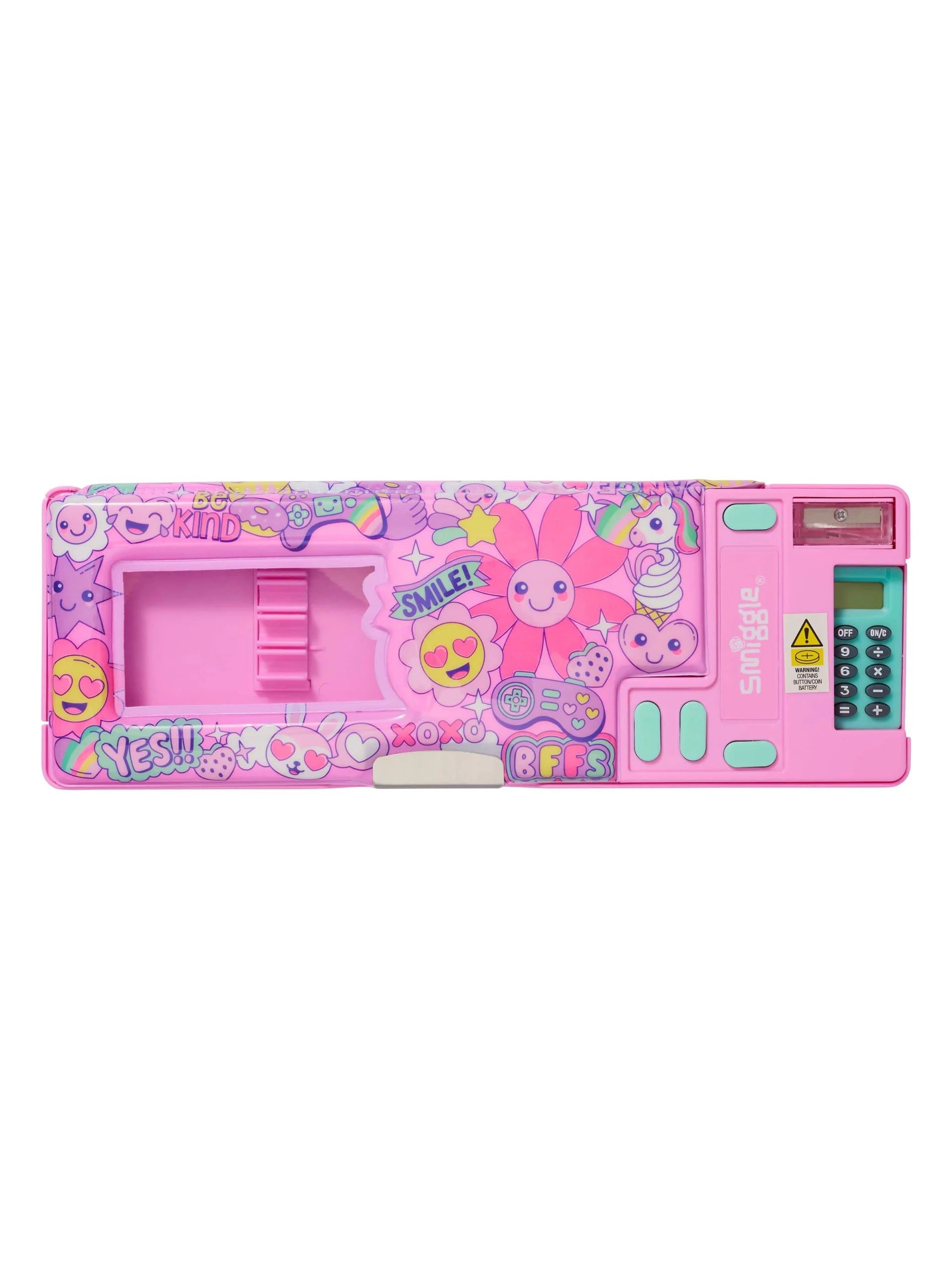 Smiggle - Epic Automatic Pencil Case with Calculator