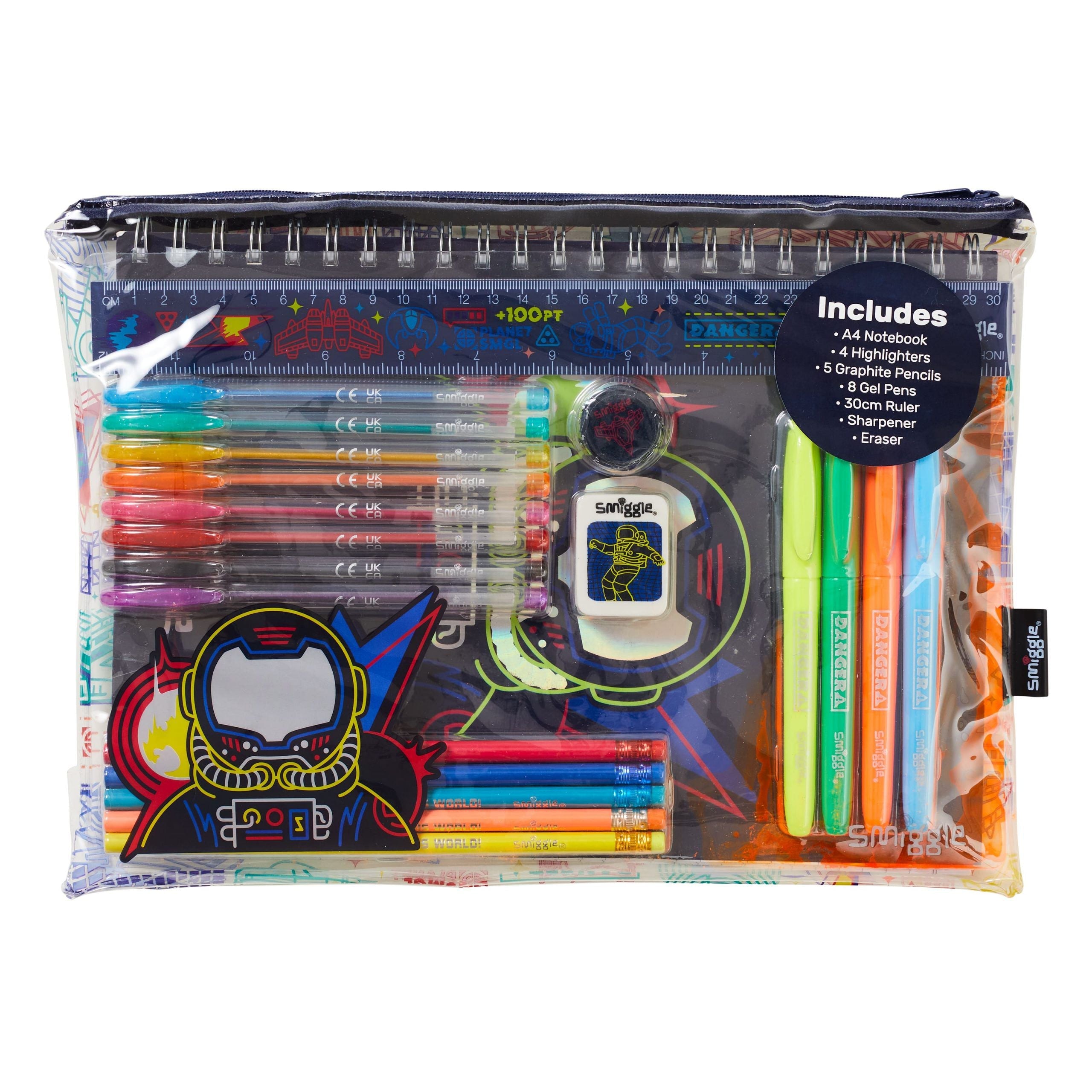 Smiggle - Essentials A4 Stationery Set