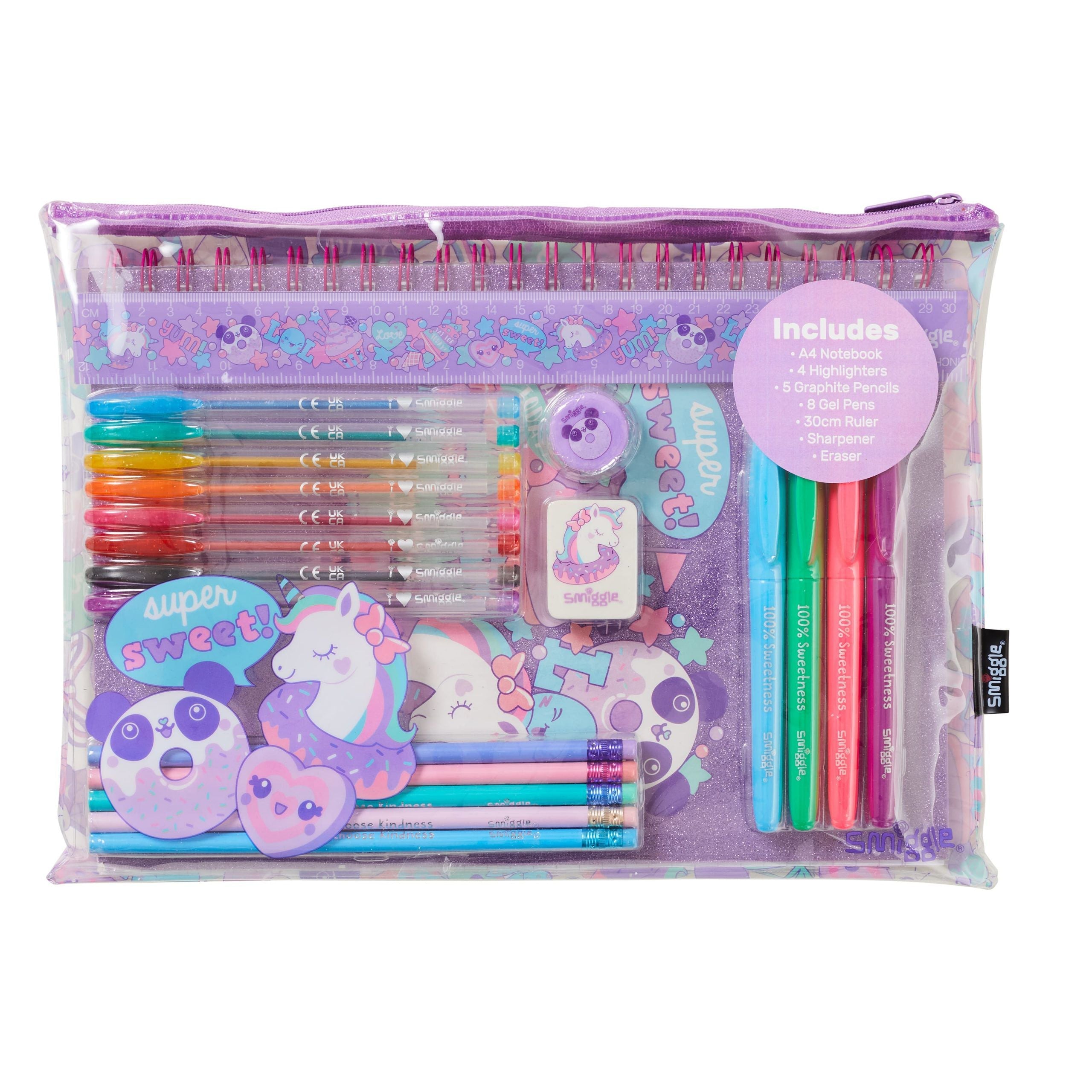 Smiggle - Essentials A4 Stationery Set