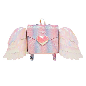 Smiggle - Pink Backpack with Ethereal Wings
