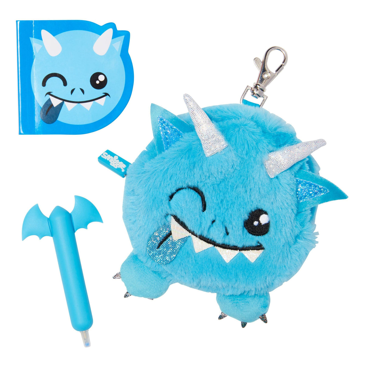 Smiggle - Fluffy Mini Bag with Notepad and Pen