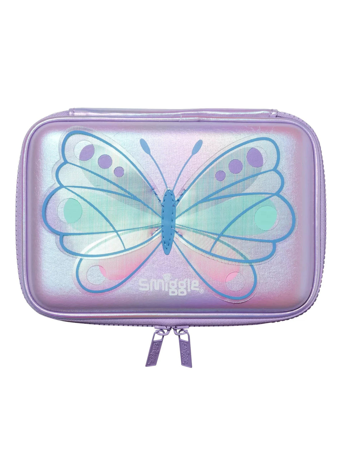 Smiggle - Flutter Hardtop Butterfly Pencil Case
