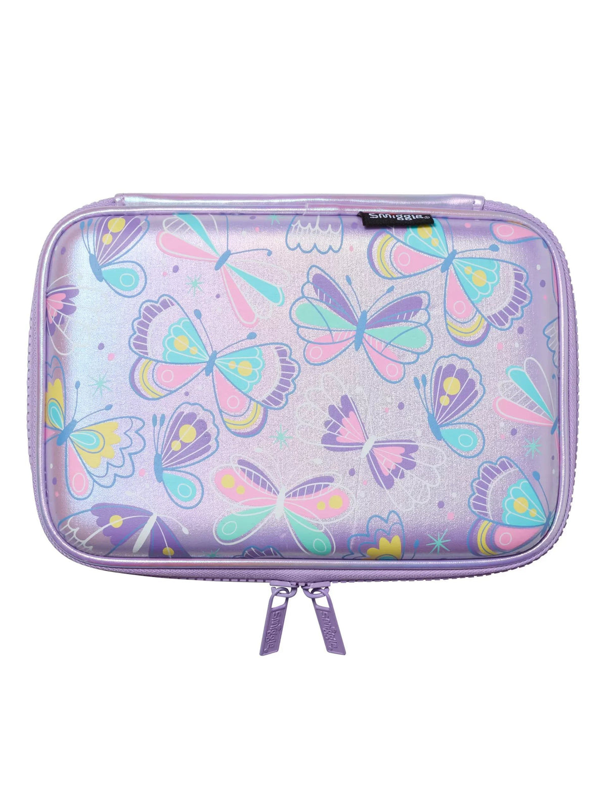 Smiggle - Flutter Hardtop Butterfly Pencil Case