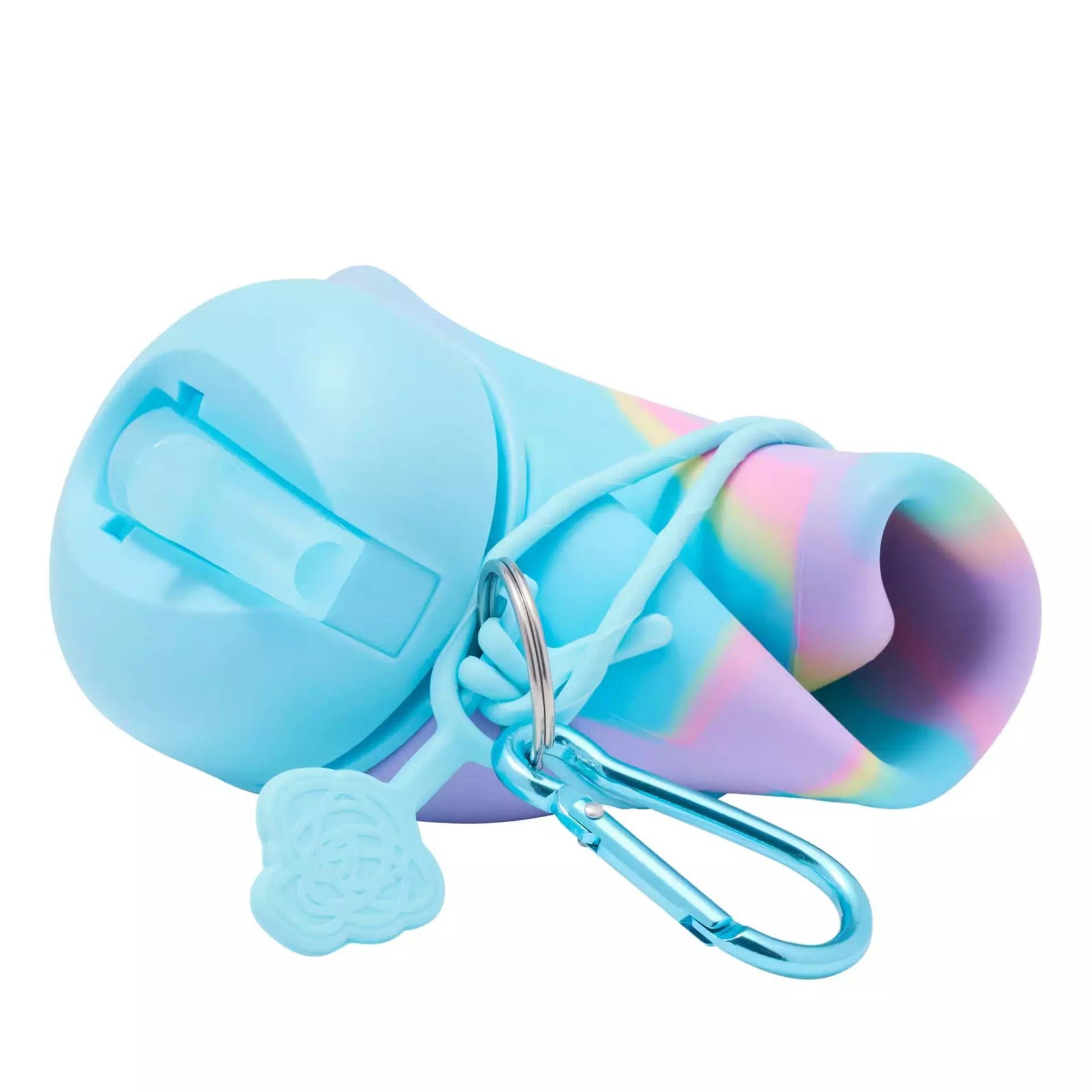 Smiggle – Freestyle Katlanabilir Pipetli 630ML Suluk - Dinossi