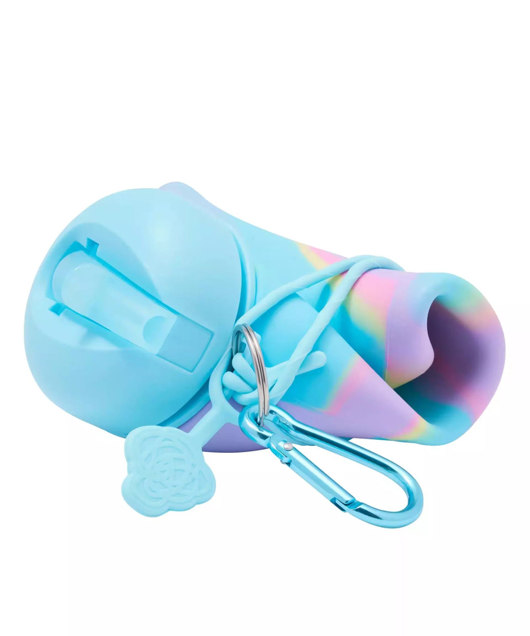 Smiggle – Freestyle Katlanabilir Pipetli 630ML Suluk - Dinossi