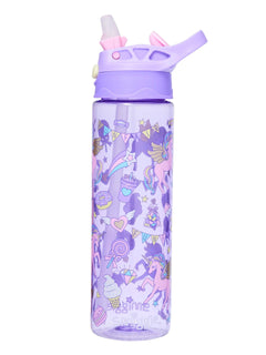Smiggle - Fun Fair BPA-Free 650ML Water Bottle with Straw